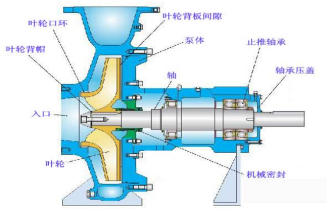 卧式离心泵工作原理图图片