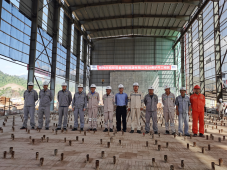 中国天辰工程有限公司总承包的印尼金祥年产390万吨焦炭项目2#焦炉砌筑开工