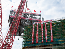 裕龙炼化一体化项目大件设备首吊，惠州石化气化项目最重钢结构模块吊装