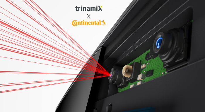 trinamiX x Co<i></i>ntinental Driver Identification Display
