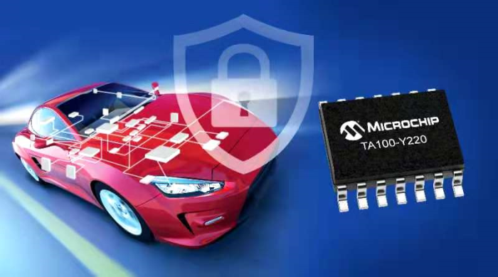 Microchip推出首款加密配套器件，为汽车市场带来预置安全性