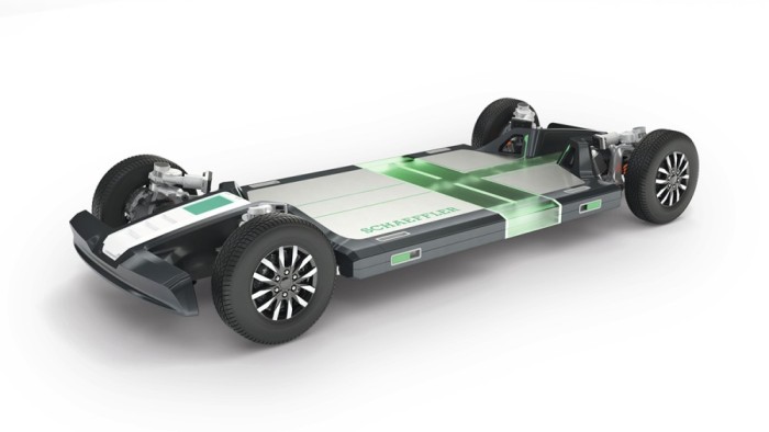 前瞻技术，舍弗勒,Mobileye，自动驾驶接驳车产业化，滚动底盘（rolling chassis）