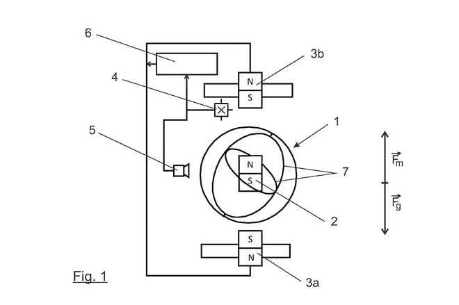 梅赛德斯-奔驰新专利：利用磁场通过浮动水晶球控制信息娱乐系统