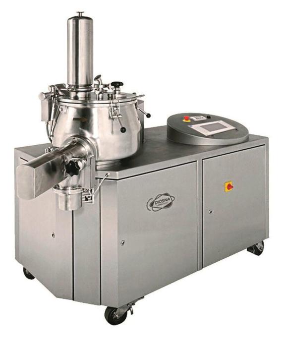 Diosna的混合制粒机HSG P60适用于中试和生产应用