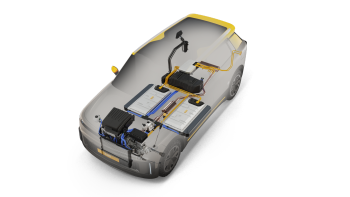 Hybrid powertrain from BASF virtual car