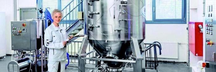 Amixon AM型锥形混合机（填充率为5%～10%）满足高标准的卫生设计要求，能够为生产厂家混合出高质量的物料