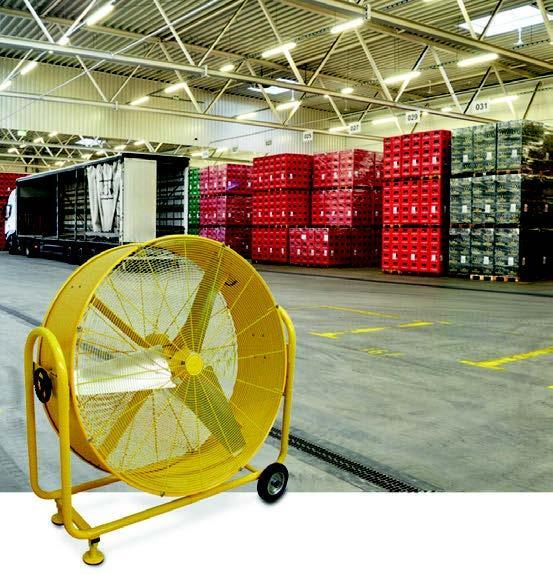图4 TTW25000S型轴流风机可辅助成品仓库中的干燥空气循环。