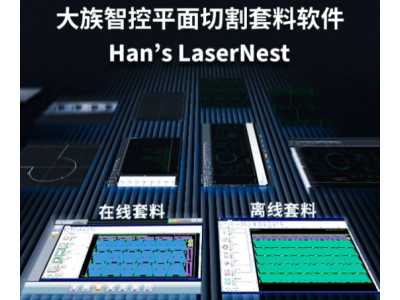 全新版“HAN'S LaserNest 激光平面切割套料软件”重磅来袭！